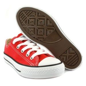 Red Basic Ox Converse